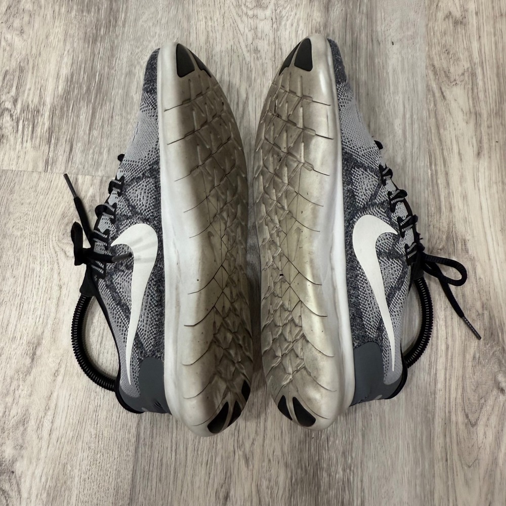 Nike Free RN 2017 Women's Running Shoes Gray White Sneakers Size 9 - Picture 6 of 8